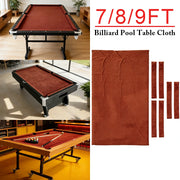 ARIX 7/8/9FT Billiard Table Cloth - High-Density Wool Blend, Anti-Pilling Durable Fabric for Smooth & Accurate Play - Chestnut Brown