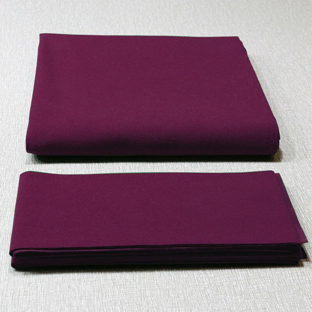 ARIX 7/8/9FT Billiard Table Cloth - High-Density Wool Blend, Anti-Pilling Durable Fabric for Smooth & Accurate Play - Dark Plum