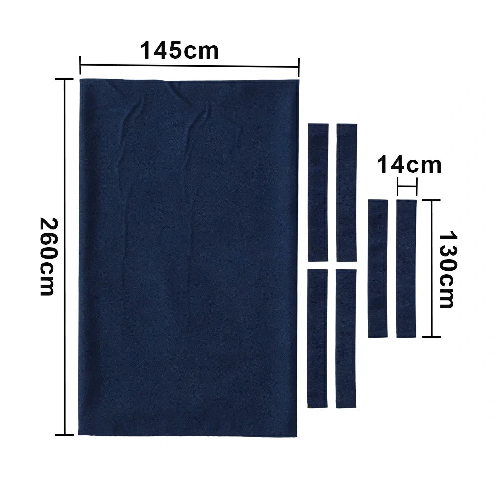 ARIX 7/8/9FT Billiard Table Cloth - High-Density Wool Blend, Anti-Pilling Durable Fabric for Smooth & Accurate Play - Deep Navy Blue