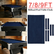 ARIX 7/8/9FT Billiard Table Cloth - High-Density Wool Blend, Anti-Pilling Durable Fabric for Smooth & Accurate Play - Deep Navy Blue