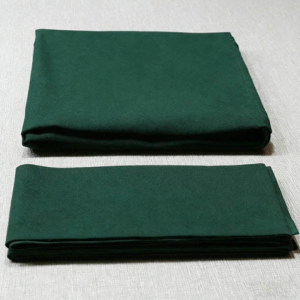 ARIX 7/8/9FT Billiard Table Cloth - High-Density Wool Blend, Anti-Pilling Durable Fabric for Smooth & Accurate Play - Deep Green