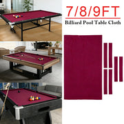 ARIX 7/8/9FT Billiard Table Cloth - High-Density Wool Blend, Anti-Pilling Durable Fabric for Smooth & Accurate Play - Deep Rose