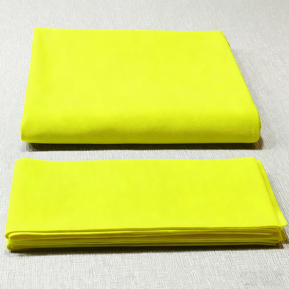 ARIX 7/8/9FT Billiard Table Cloth - High-Density Wool Blend, Anti-Pilling Durable Fabric for Smooth & Accurate Play - Electric Yellow