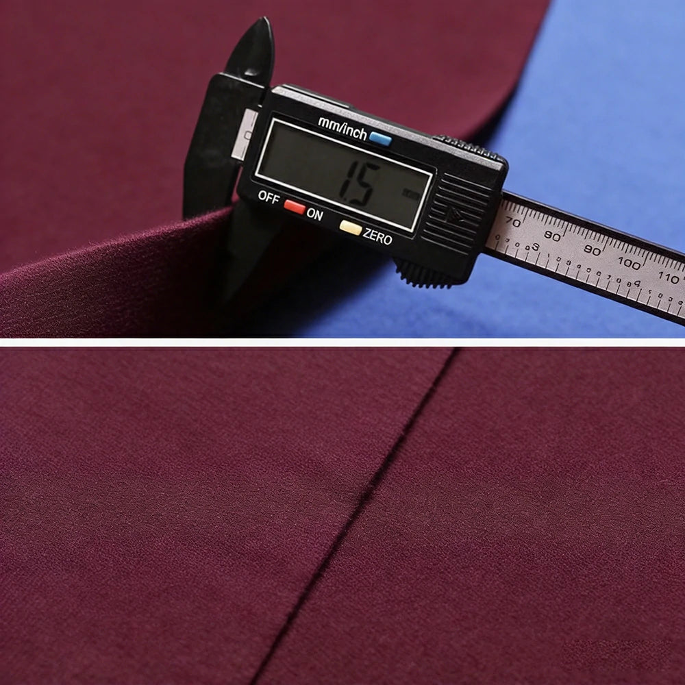 ARIX 7/8/9FT Billiard Table Cloth - High-Density Wool Blend, Anti-Pilling Durable Fabric for Smooth & Accurate Play - Eggplant Purple