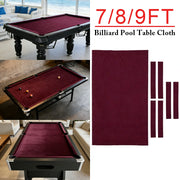 ARIX 7/8/9FT Billiard Table Cloth - High-Density Wool Blend, Anti-Pilling Durable Fabric for Smooth & Accurate Play - Eggplant Purple