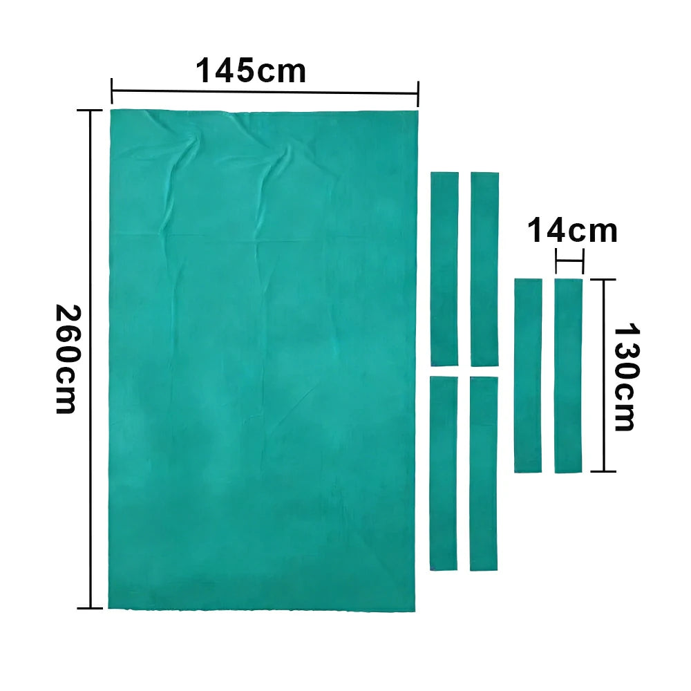 ARIX 7/8/9FT Billiard Table Cloth - High-Density Wool Blend, Anti-Pilling Durable Fabric for Smooth & Accurate Play - Fresh Mint