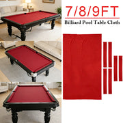 ARIX 7/8/9FT Billiard Table Cloth - High-Density Wool Blend, Anti-Pilling Durable Fabric for Smooth & Accurate Play - Flame Red