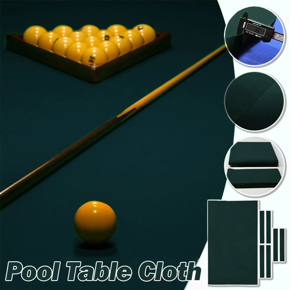 ARIX 7/8/9FT Billiard Table Cloth - High-Density Wool Blend, Anti-Pilling Durable Fabric for Smooth & Accurate Play - Forest Green