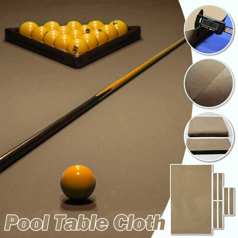 ARIX 7/8/9FT Billiard Table Cloth - High-Density Wool Blend, Anti-Pilling Durable Fabric for Smooth & Accurate Play - Golden Sand