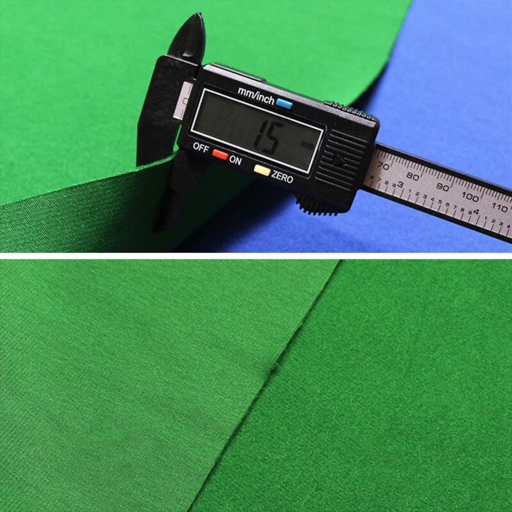ARIX 7/8/9FT Billiard Table Cloth - High-Density Wool Blend, Anti-Pilling Durable Fabric for Smooth & Accurate Play - Green