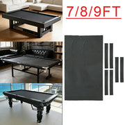 ARIX 7/8/9FT Billiard Table Cloth - High-Density Wool Blend, Anti-Pilling Durable Fabric for Smooth & Accurate Play - Heavy Charcoal Grey