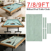 ARIX 7/8/9FT Billiard Table Cloth - High-Density Wool Blend, Anti-Pilling Durable Fabric for Smooth & Accurate Play - Jade Green