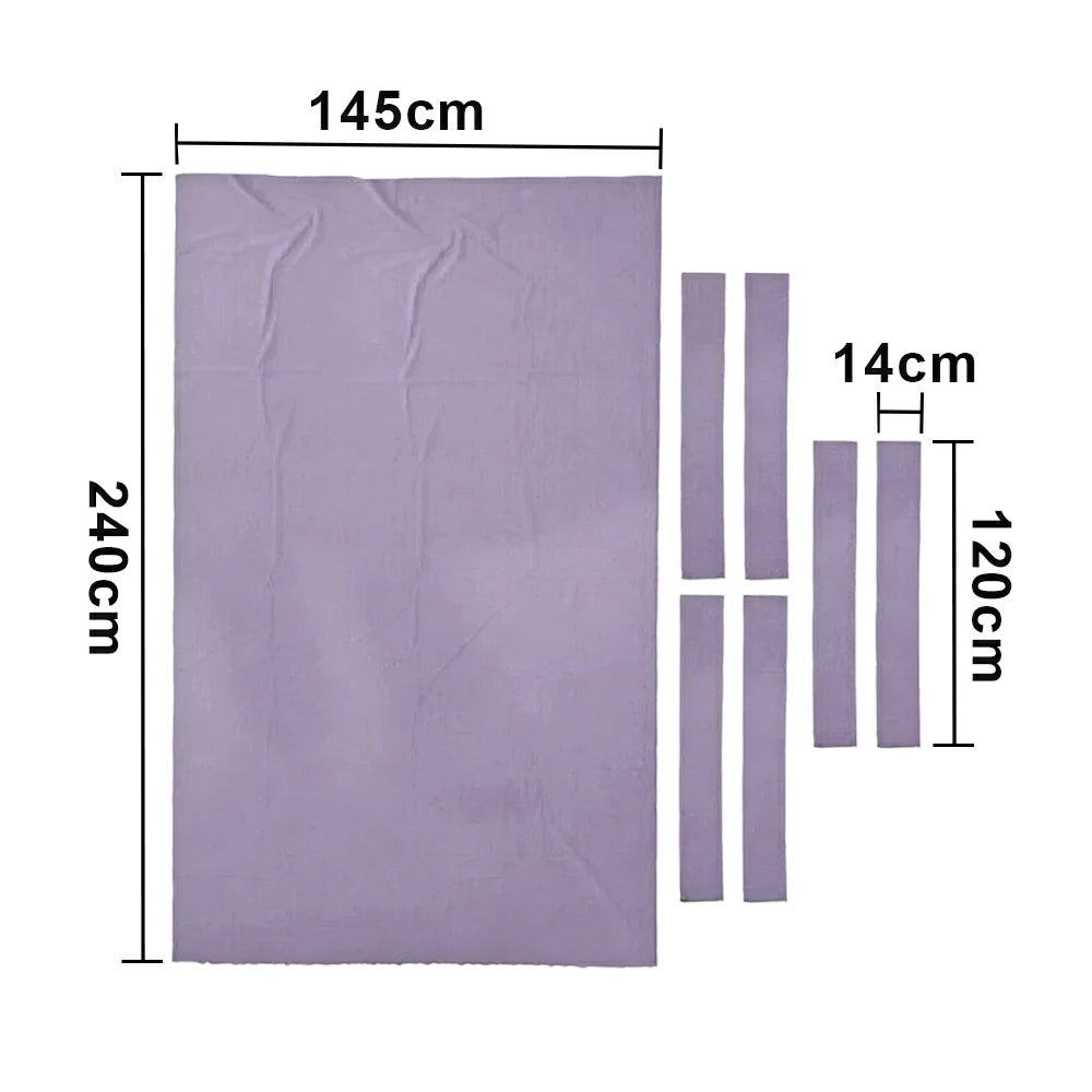 ARIX 7/8/9FT Billiard Table Cloth - High-Density Wool Blend, Anti-Pilling Durable Fabric for Smooth & Accurate Play - Light Lilac