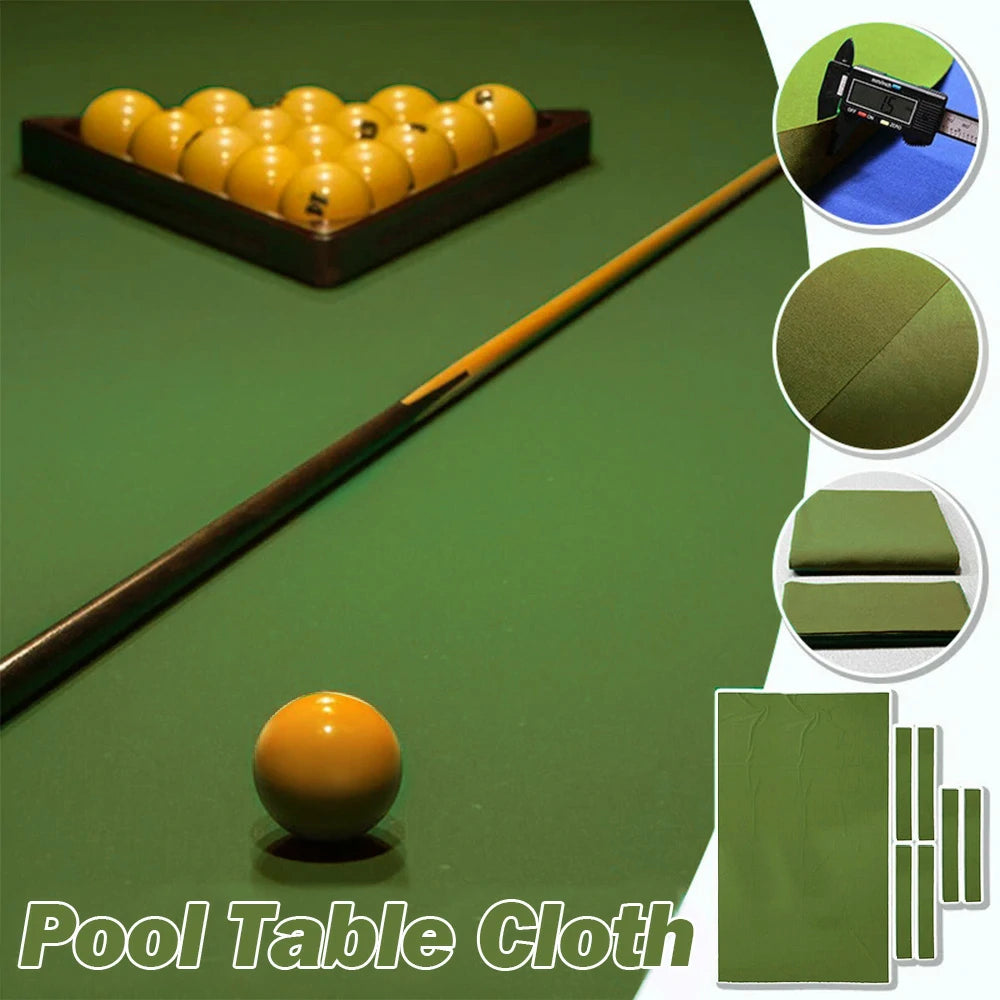 ARIX 7/8/9FT Billiard Table Cloth - High-Density Wool Blend, Anti-Pilling Durable Fabric for Smooth & Accurate Play - Lime Green