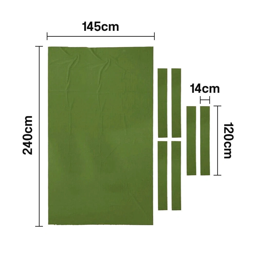 ARIX 7/8/9FT Billiard Table Cloth - High-Density Wool Blend, Anti-Pilling Durable Fabric for Smooth & Accurate Play - Lime Green