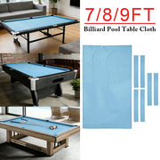 ARIX 7/8/9FT Billiard Table Cloth - High-Density Wool Blend, Anti-Pilling Durable Fabric for Smooth & Accurate Play - Light Blue