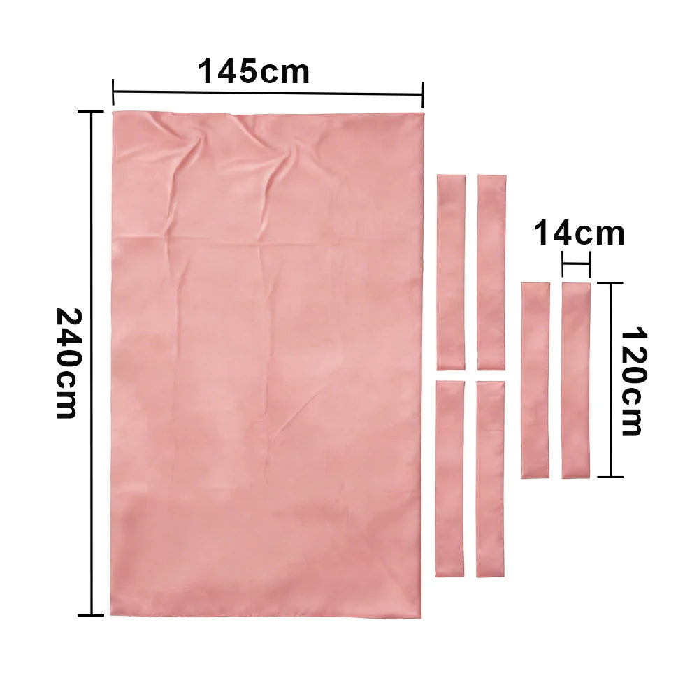 ARIX 7/8/9FT Billiard Table Cloth - High-Density Wool Blend, Anti-Pilling Durable Fabric for Smooth & Accurate Play - Light Pink