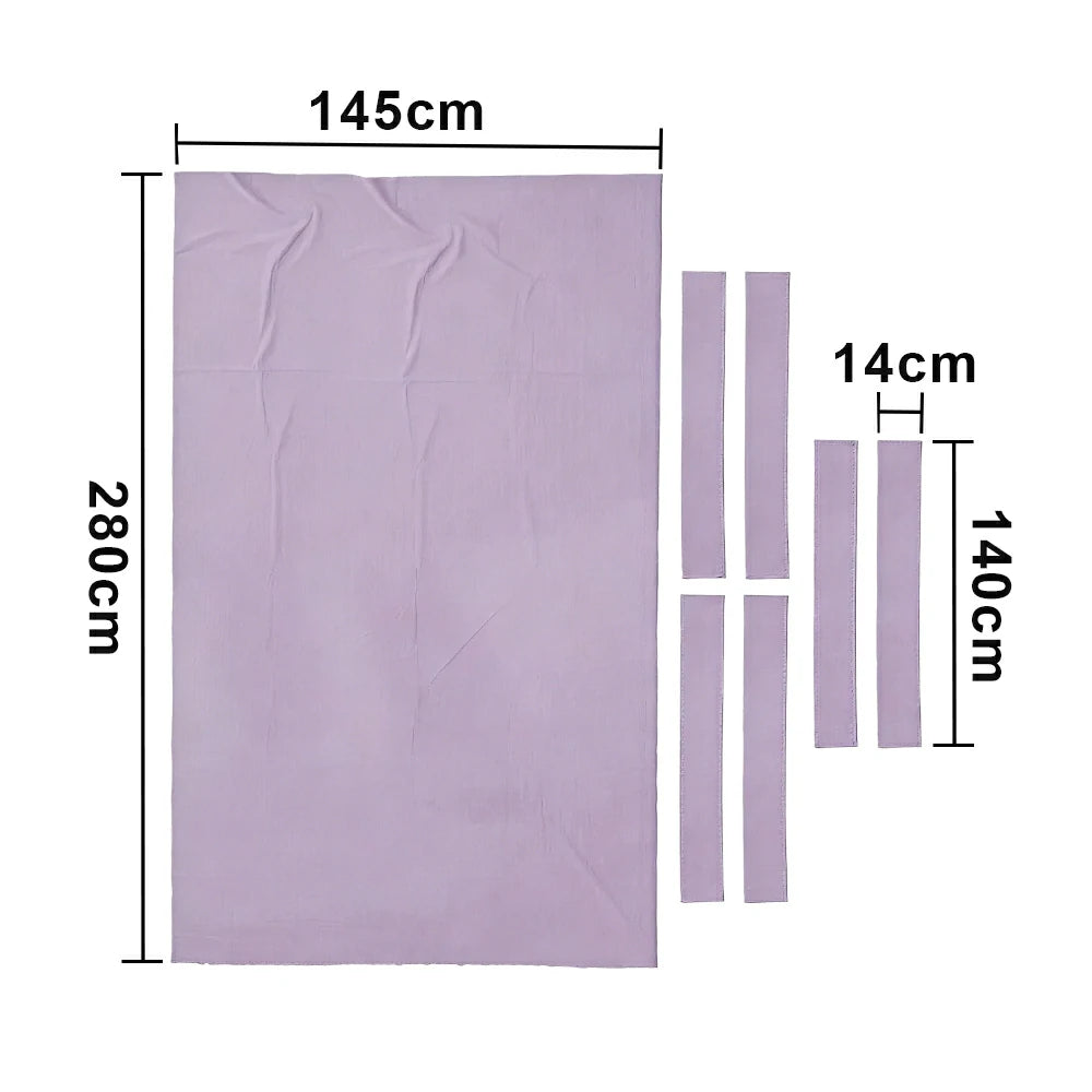 ARIX 7/8/9FT Billiard Table Cloth - High-Density Wool Blend, Anti-Pilling Durable Fabric for Smooth & Accurate Play - Light Lavender