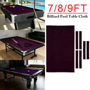 ARIX 7/8/9FT Billiard Table Cloth - High-Density Wool Blend, Anti-Pilling Durable Fabric for Smooth & Accurate Play - Midnight Plum