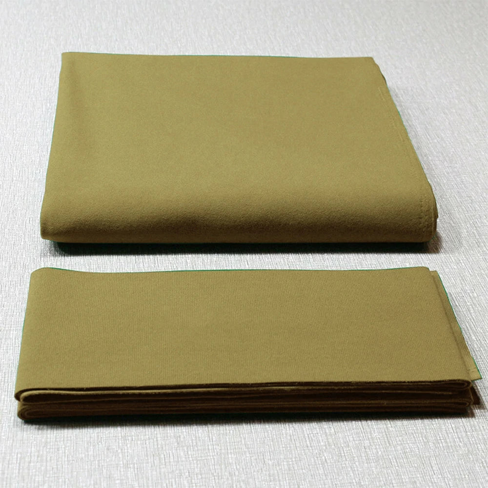 ARIX 7/8/9FT Billiard Table Cloth - High-Density Wool Blend, Anti-Pilling Durable Fabric for Smooth & Accurate Play - Mustard
