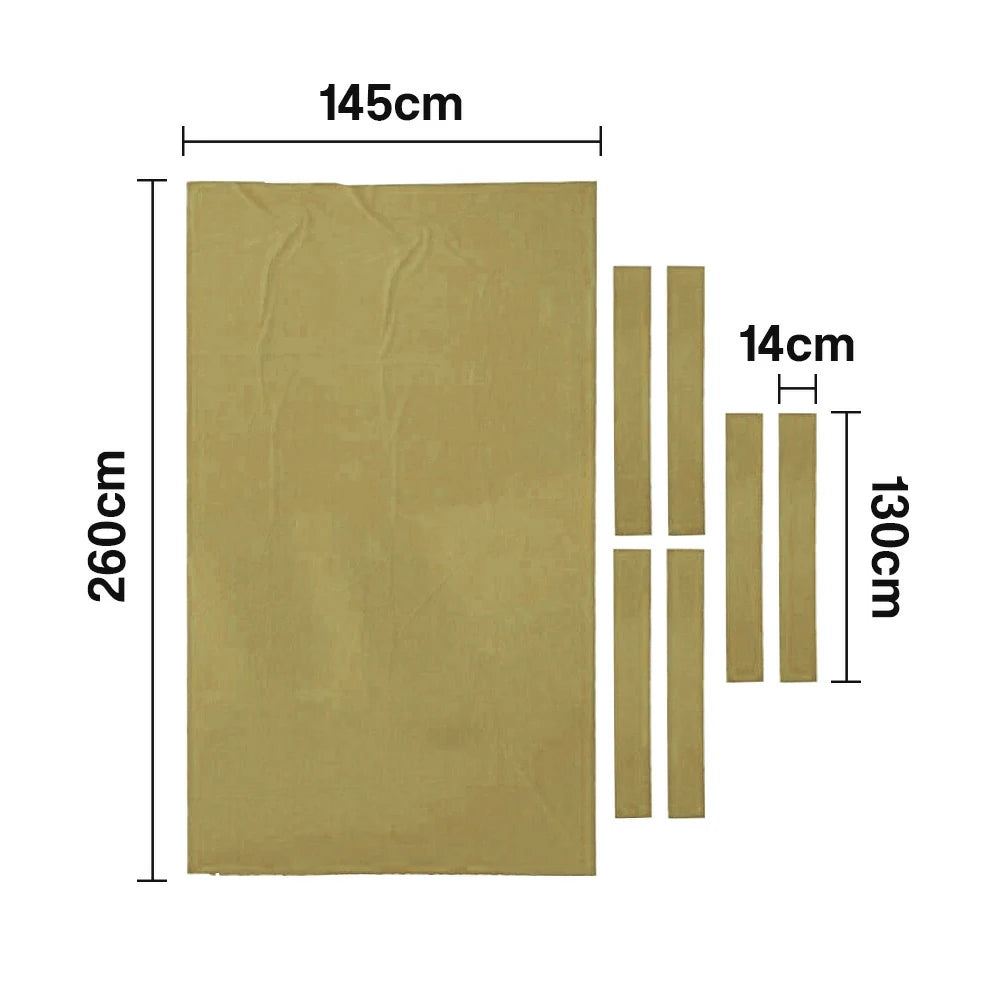 ARIX 7/8/9FT Billiard Table Cloth - High-Density Wool Blend, Anti-Pilling Durable Fabric for Smooth & Accurate Play - Mustard