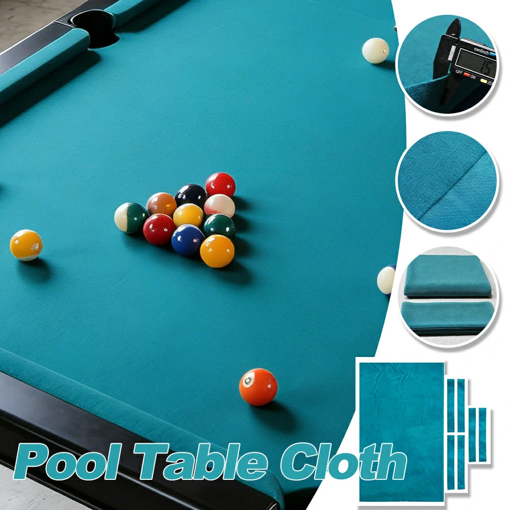 ARIX 7/8/9FT Billiard Table Cloth - High-Density Wool Blend, Anti-Pilling Durable Fabric for Smooth & Accurate Play - Mint Green