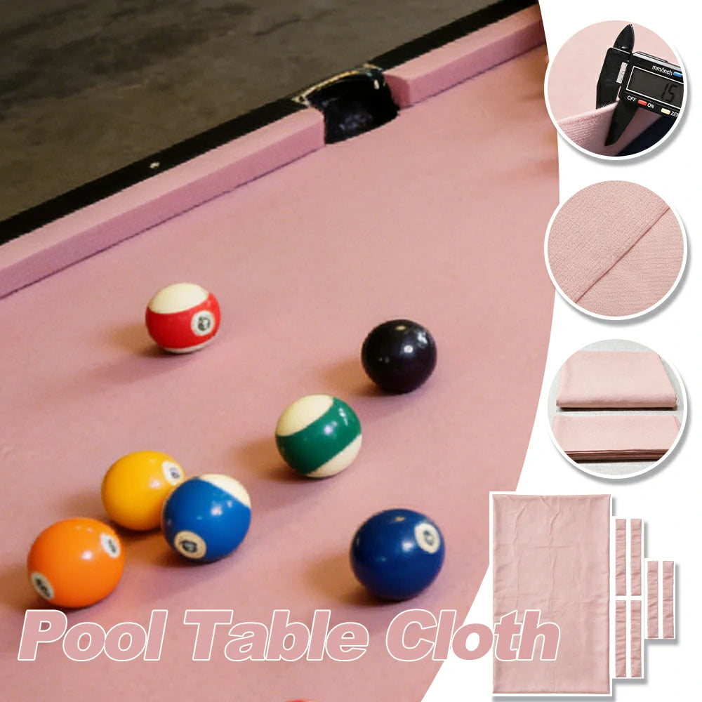 ARIX 7/8/9FT Billiard Table Cloth - High-Density Wool Blend, Anti-Pilling Durable Fabric for Smooth & Accurate Play - Nude Peach