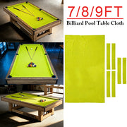 ARIX 7/8/9FT Billiard Table Cloth - High-Density Wool Blend, Anti-Pilling Durable Fabric for Smooth & Accurate Play - Neon Yellow