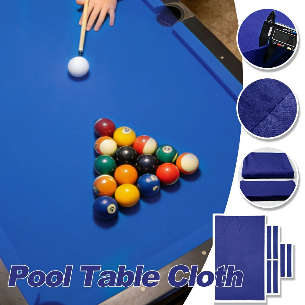 ARIX 7/8/9FT Billiard Table Cloth - High-Density Wool Blend, Anti-Pilling Durable Fabric for Smooth & Accurate Play - Navy Blue