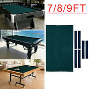 ARIX 7/8/9FT Billiard Table Cloth - High-Density Wool Blend, Anti-Pilling Durable Fabric for Smooth & Accurate Play - Navy Green