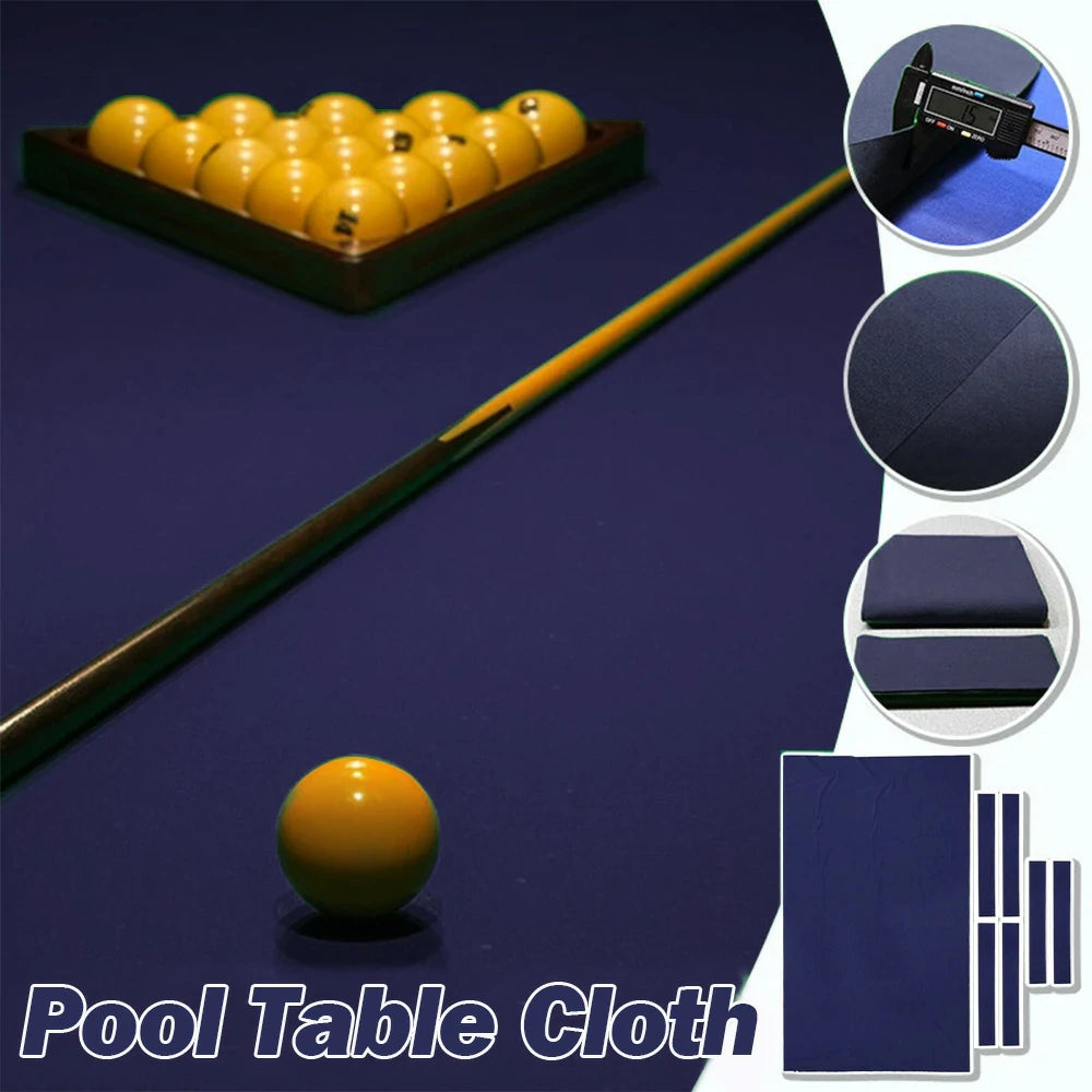 ARIX 7/8/9FT Billiard Table Cloth - High-Density Wool Blend, Anti-Pilling Durable Fabric for Smooth & Accurate Play - Navy Purple
