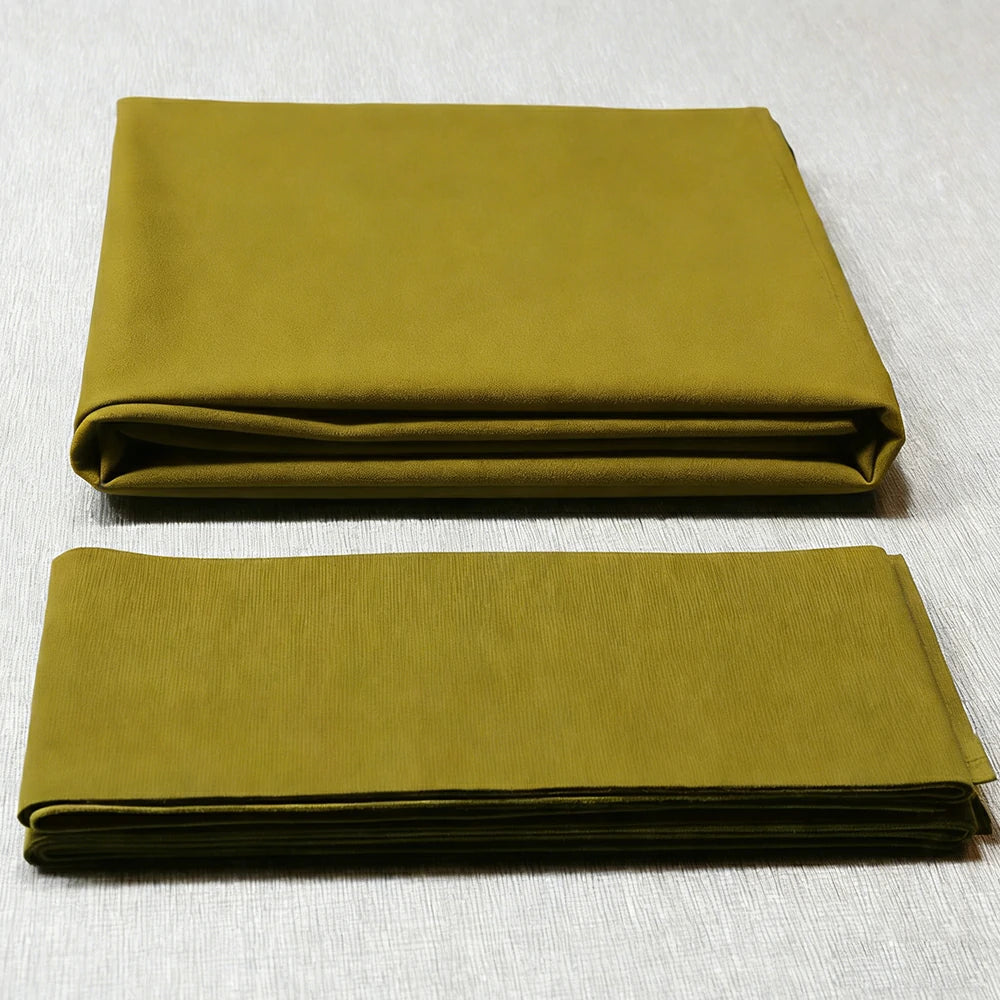 ARIX 7/8/9FT Billiard Table Cloth - High-Density Wool Blend, Anti-Pilling Durable Fabric for Smooth & Accurate Play - Olive Yellow