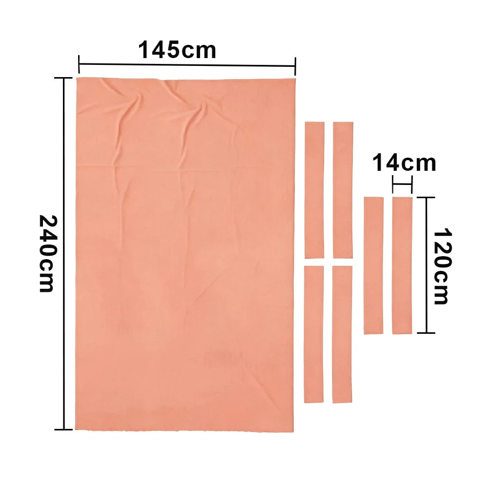 ARIX 7/8/9FT Billiard Table Cloth - High-Density Wool Blend, Anti-Pilling Durable Fabric for Smooth & Accurate Play - Peach