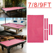 ARIX 7/8/9FT Billiard Table Cloth - High-Density Wool Blend, Anti-Pilling Durable Fabric for Smooth & Accurate Play - Pink