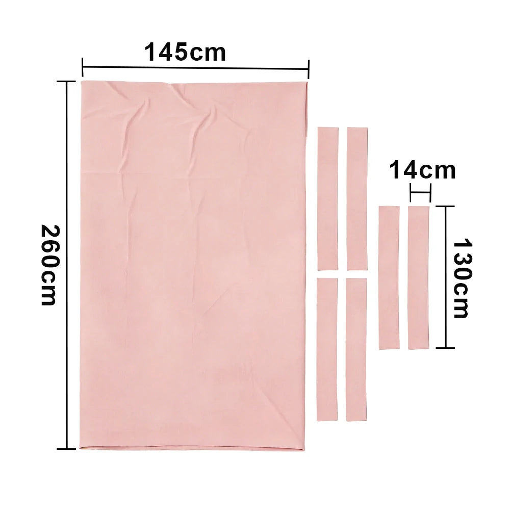 ARIX 7/8/9FT Billiard Table Cloth - High-Density Wool Blend, Anti-Pilling Durable Fabric for Smooth & Accurate Play - Pale Pink