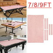 ARIX 7/8/9FT Billiard Table Cloth - High-Density Wool Blend, Anti-Pilling Durable Fabric for Smooth & Accurate Play - Pale Pink