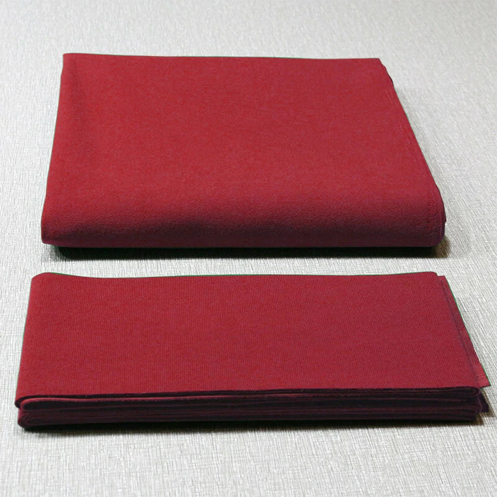 ARIX 7/8/9FT Billiard Table Cloth - High-Density Wool Blend, Anti-Pilling Durable Fabric for Smooth & Accurate Play - Red