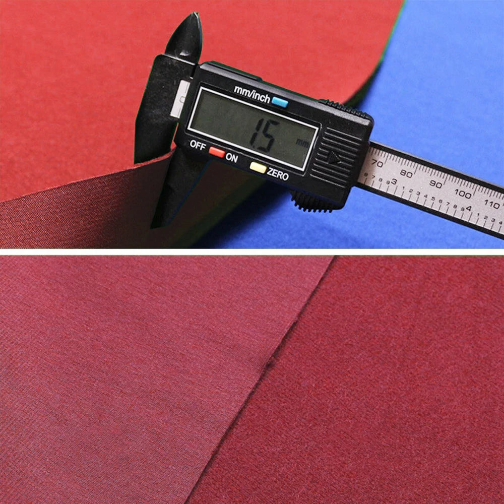ARIX 7/8/9FT Billiard Table Cloth - High-Density Wool Blend, Anti-Pilling Durable Fabric for Smooth & Accurate Play - Red