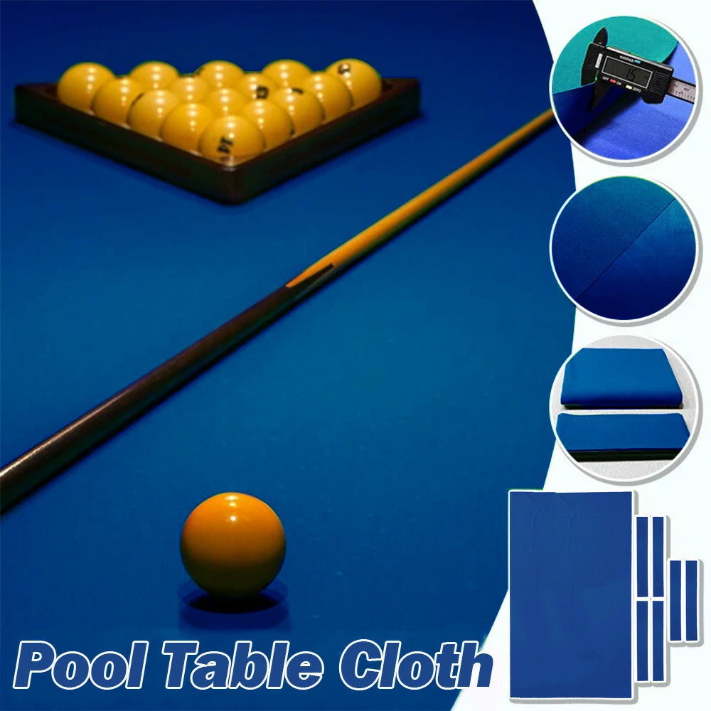 ARIX 7/8/9FT Billiard Table Cloth - High-Density Wool Blend, Anti-Pilling Durable Fabric for Smooth & Accurate Play - Royal Blue