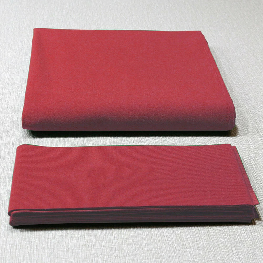 ARIX 7/8/9FT Billiard Table Cloth - High-Density Wool Blend, Anti-Pilling Durable Fabric for Smooth & Accurate Play - Scarlet Red