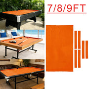 ARIX 7/8/9FT Billiard Table Cloth - High-Density Wool Blend, Anti-Pilling Durable Fabric for Smooth & Accurate Play - Spiced Orange