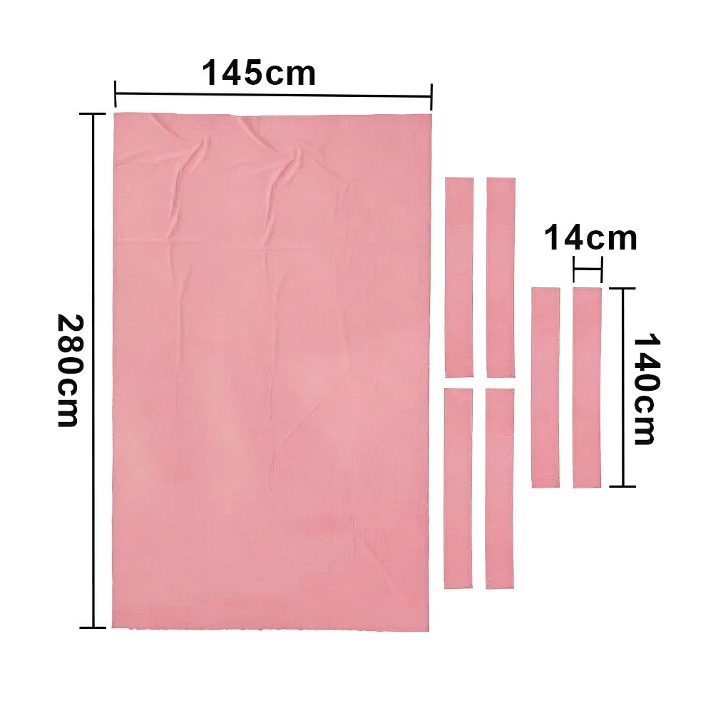 ARIX 7/8/9FT Billiard Table Cloth - High-Density Wool Blend, Anti-Pilling Durable Fabric for Smooth & Accurate Play - Soft Pink