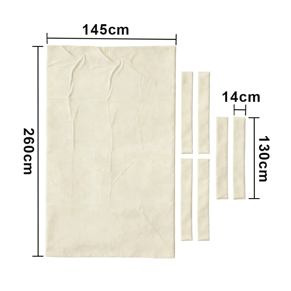 ARIX 7/8/9FT Billiard Table Cloth - High-Density Wool Blend, Anti-Pilling Durable Fabric for Smooth & Accurate Play - Soft Ivory