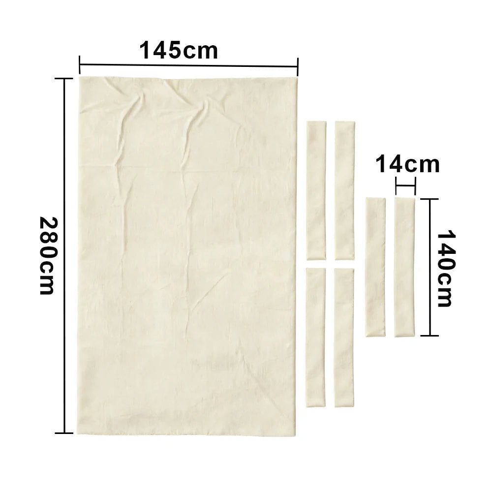 ARIX 7/8/9FT Billiard Table Cloth - High-Density Wool Blend, Anti-Pilling Durable Fabric for Smooth & Accurate Play - Soft Ivory