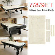 ARIX 7/8/9FT Billiard Table Cloth - High-Density Wool Blend, Anti-Pilling Durable Fabric for Smooth & Accurate Play - Soft Ivory