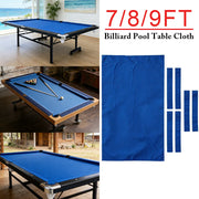 ARIX 7/8/9FT Billiard Table Cloth - High-Density Wool Blend, Anti-Pilling Durable Fabric for Smooth & Accurate Play - Sky Blue