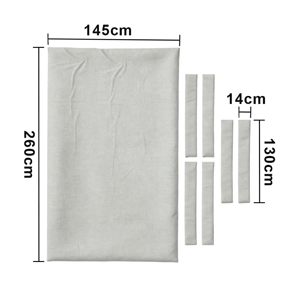 ARIX 7/8/9FT Billiard Table Cloth - High-Density Wool Blend, Anti-Pilling Durable Fabric for Smooth & Accurate Play - Silver Grey