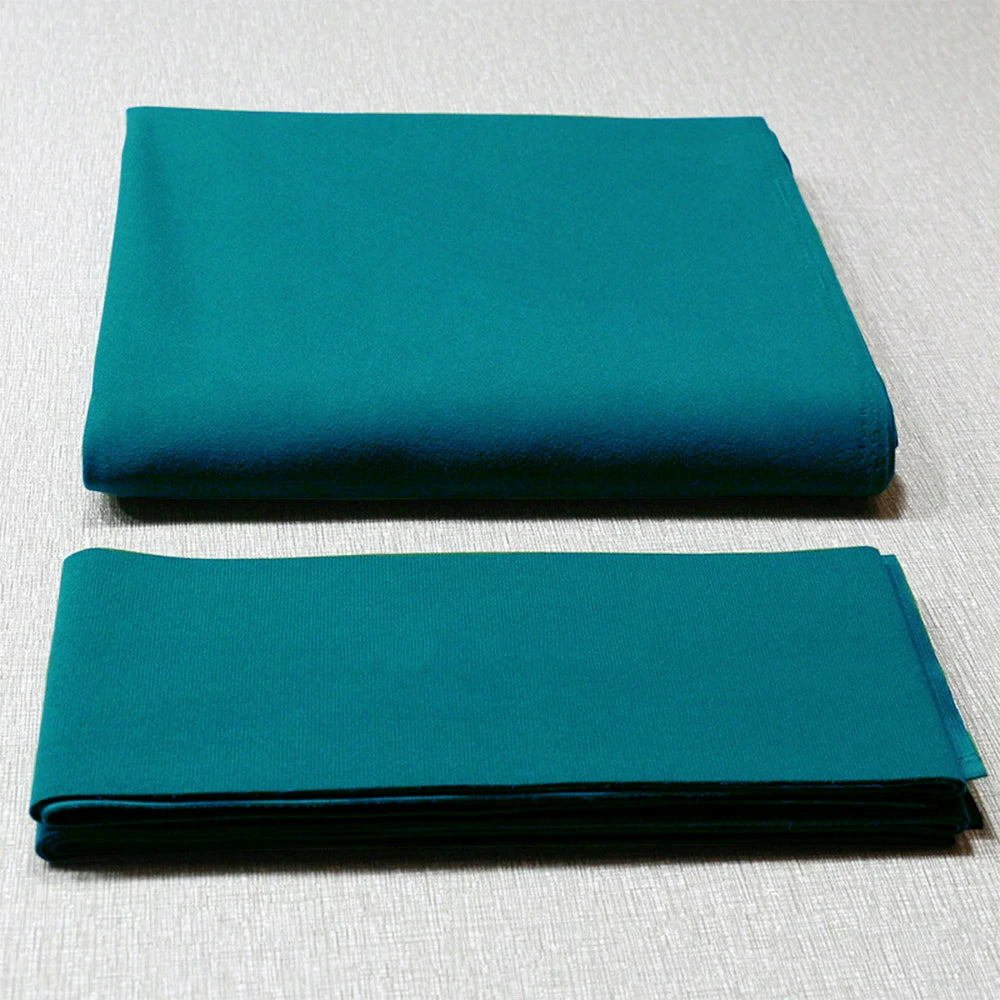 ARIX 7/8/9FT Billiard Table Cloth - High-Density Wool Blend, Anti-Pilling Durable Fabric for Smooth & Accurate Play - Teal Blue