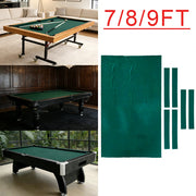 ARIX 7/8/9FT Billiard Table Cloth - High-Density Wool Blend, Anti-Pilling Durable Fabric for Smooth & Accurate Play - Teal Green
