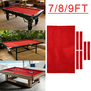 ARIX 7/8/9FT Billiard Table Cloth - High-Density Wool Blend, Anti-Pilling Durable Fabric for Smooth & Accurate Play - Tomato Red